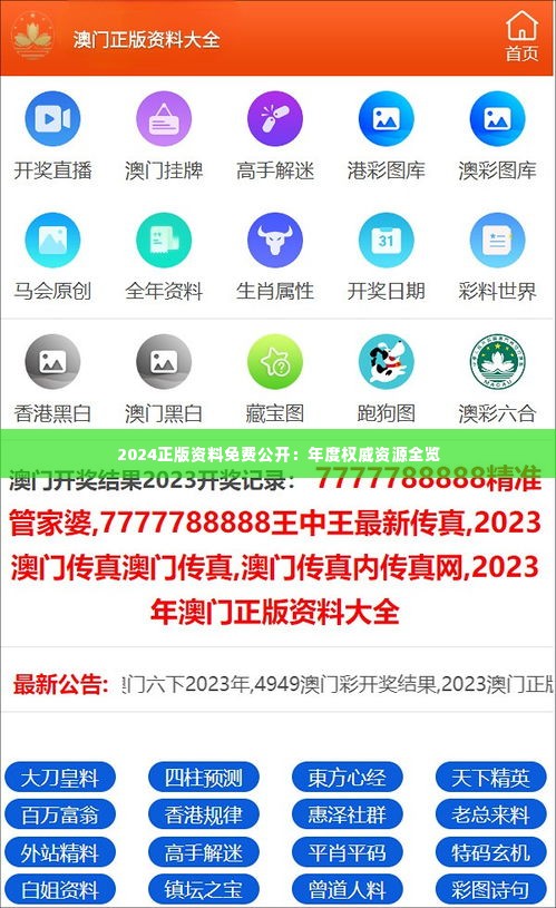 2024正版資料免費公開，獲取優(yōu)質(zhì)資源的全新途徑，優(yōu)質(zhì)資源獲取新途徑，2024正版資料免費公開
