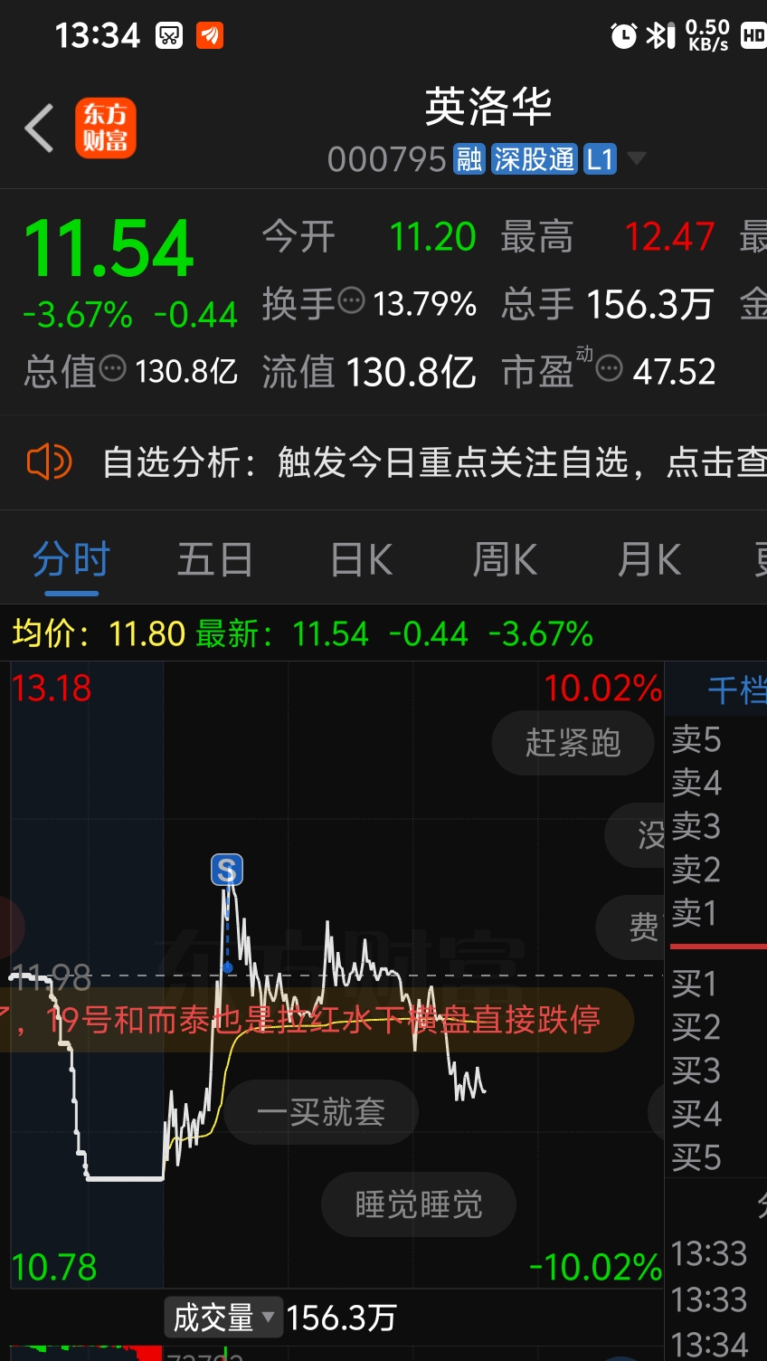 英洛華股票行情深度解析，英洛華股票行情全面解析